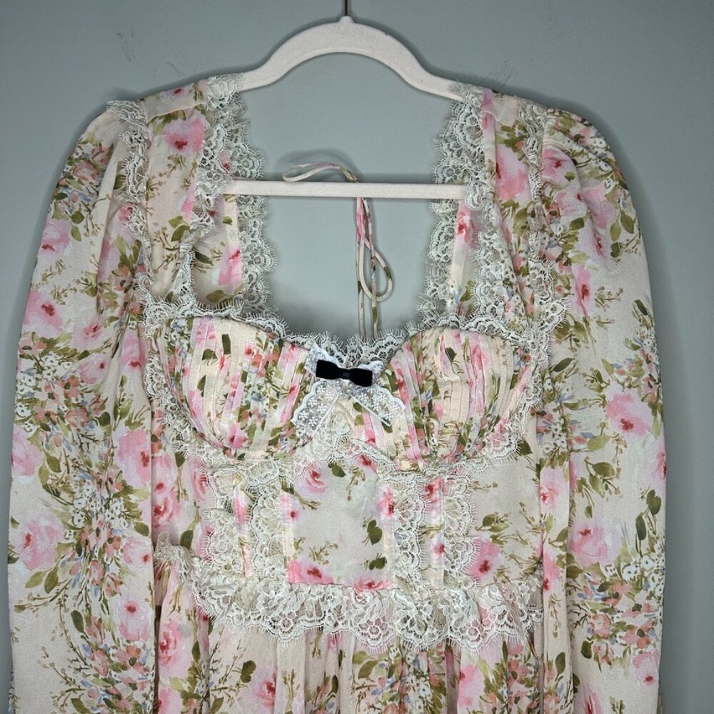 For Love & Lemons Emmaline Mini Dress - Picture 7 of 7